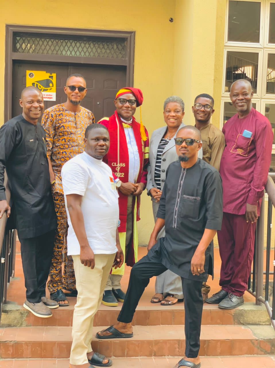 Masters Graduation of our parish priest at UNILAG